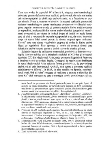 Gândirea politică arabă....