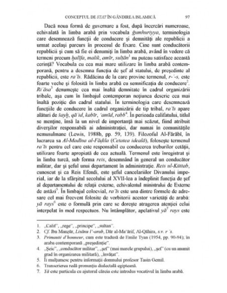 Gândirea politică arabă. Concepte-cheie între tradiție și inovație