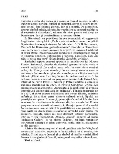 Dicționar de teme și simboluri din literatura română