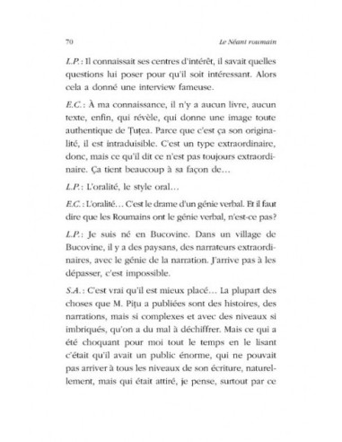 Le Neant roumain. Un... Le Neant roumain. Un...