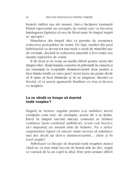 Trucuri psihologice pentru părinţi