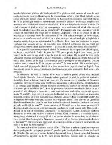 Kant. O biografie Kant. O biografie