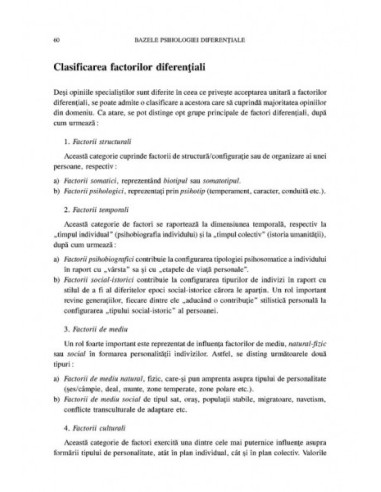 Tratat de psihologie diferențială