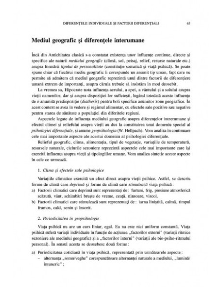 Tratat de psihologie diferențială