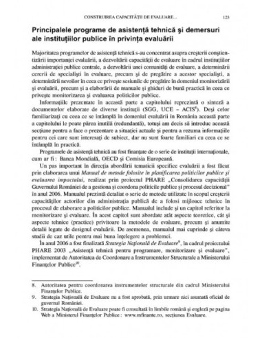 Evaluarea programelor şi politicilor...