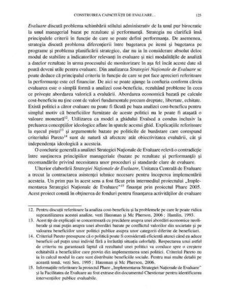 Evaluarea programelor şi politicilor publice