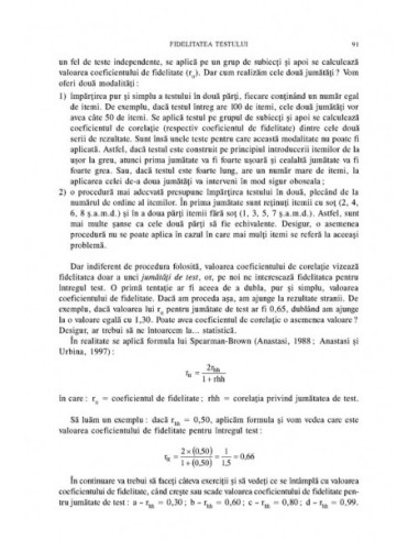 Testarea psihologică. Aspecte...