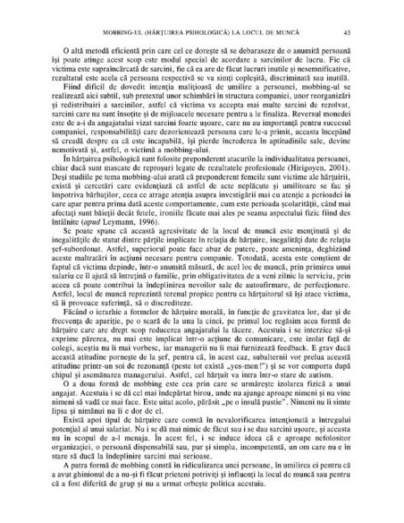 Revista de psihologie organizaţională. Volumul IX, Nr. 1-2/2009