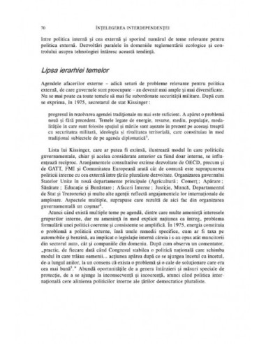 Putere și interdependență Putere și interdependență