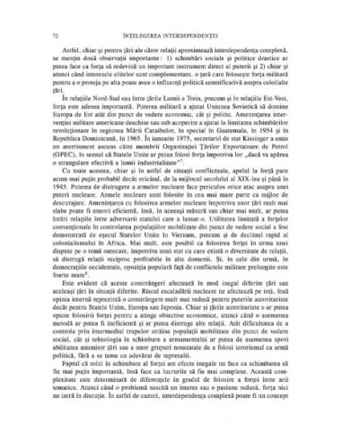 Putere și interdependență Putere și interdependență
