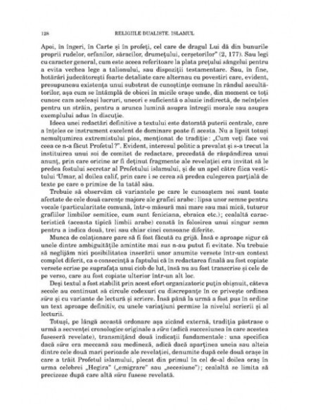 Istoria religiilor. Vol. III: Religiile dualiste. Islamul