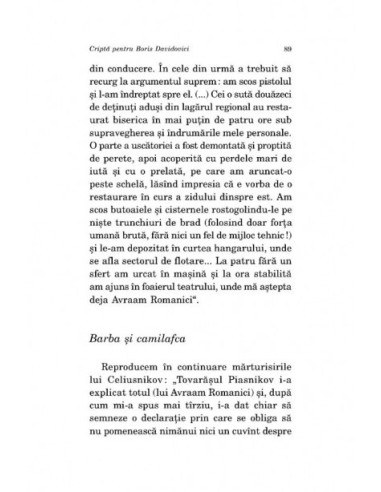 Criptă pentru Boris Davidovici