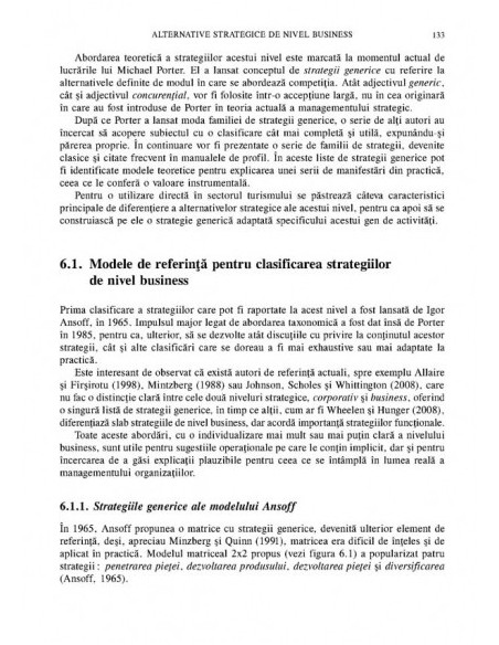 Management strategic în turism. Concepte și studii de caz