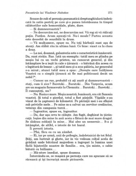 Povestirile lui Vladimir Nabokov