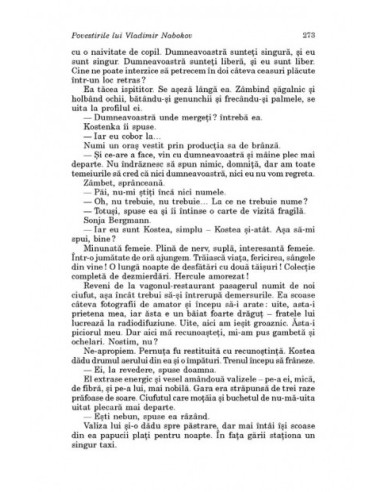 Povestirile lui Vladimir Nabokov Povestirile lui Vladimir Nabokov