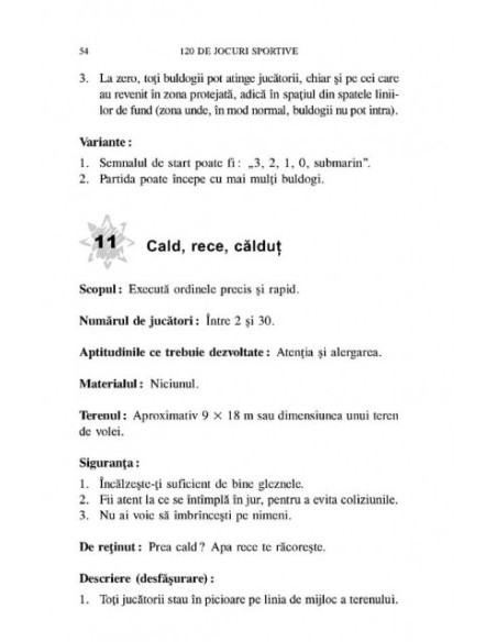 120 de jocuri sportive