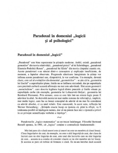 Din psihologia contrariilor și a... Din psihologia contrariilor și a...