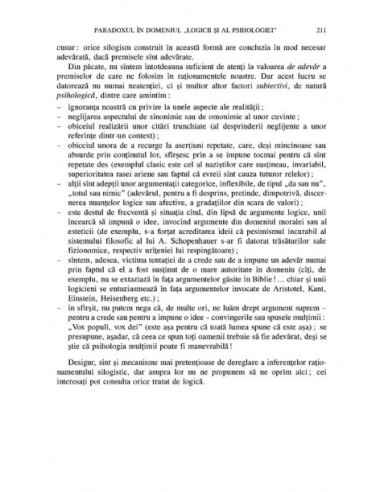 Din psihologia contrariilor și a... Din psihologia contrariilor și a...