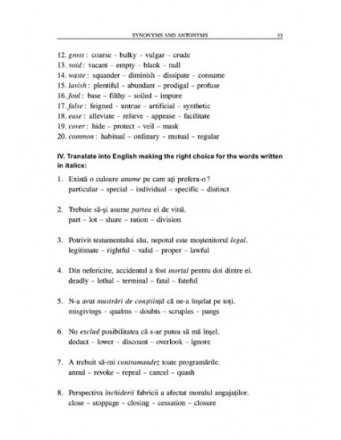 Limba engleză prin exerciții de...