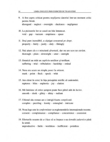 Limba engleză prin exerciții de...