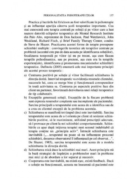 Personalitatea psihoterapeutului și procesul terapeutic