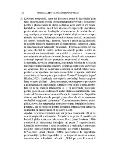 Personalitatea psihoterapeutului și...