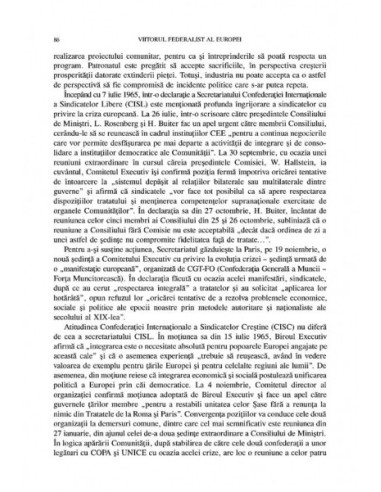 Viitorul federalist al Europei.... Viitorul federalist al Europei....
