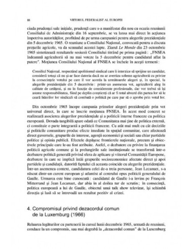 Viitorul federalist al Europei.... Viitorul federalist al Europei....