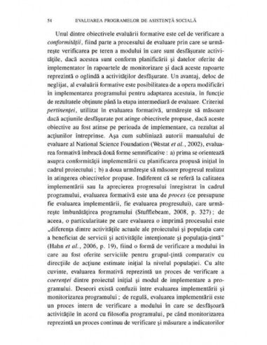 Evaluarea programelor de asistență...