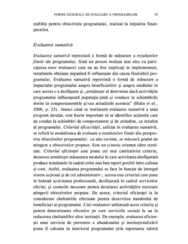 Evaluarea programelor de asistență...