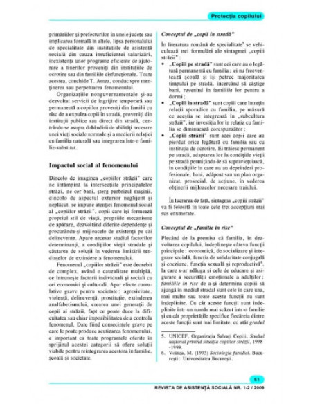 Revista de Asistență Socială. Nr. 1-2/2009