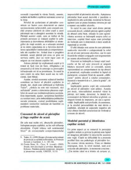 Revista de Asistență Socială. Nr. 1-2/2009