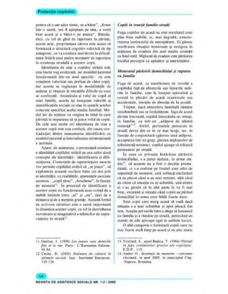Revista de Asistență Socială. Nr. 1-2/2009