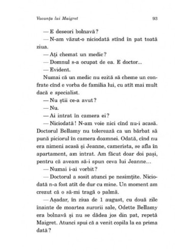 Vacanța lui Maigret