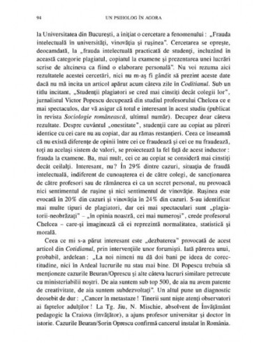 Un psiholog in Agora Un psiholog in Agora