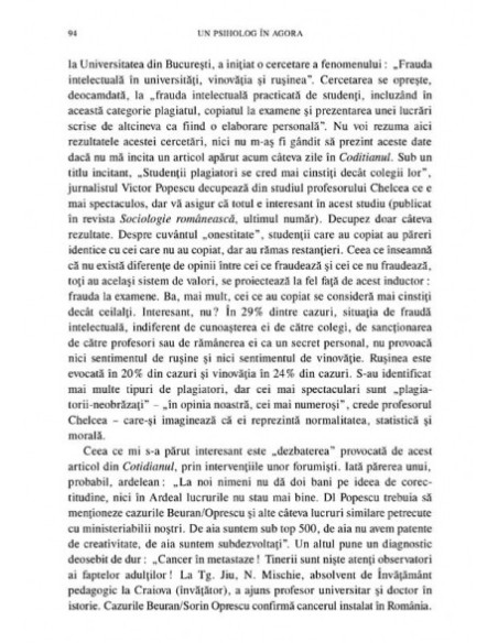 Un psiholog in Agora