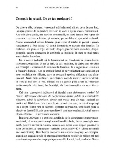 Un psiholog in Agora Un psiholog in Agora