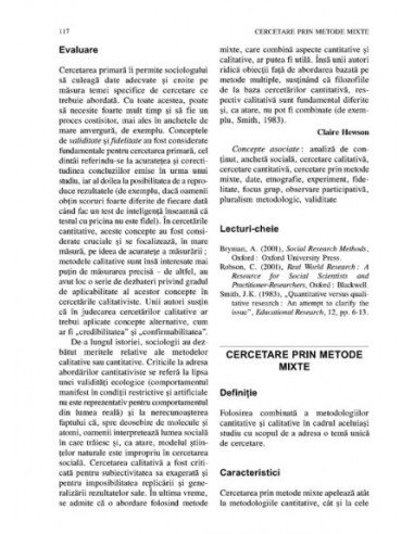 Dicționar al metodelor de cercetare...