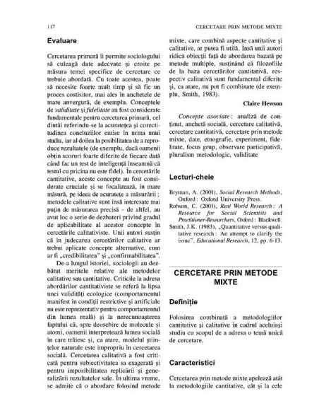 Dicționar al metodelor de cercetare socială