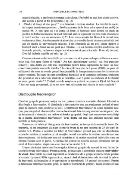 Fundamentele testării psihologice. O abordare practică