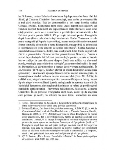 Meister Eckhart. Misticul din căușul...