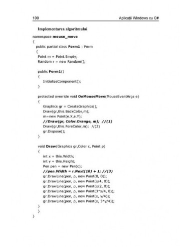 Aplicaţii Windows în Visual C 2008...