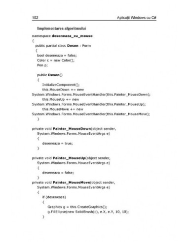 Aplicaţii Windows în Visual C 2008...