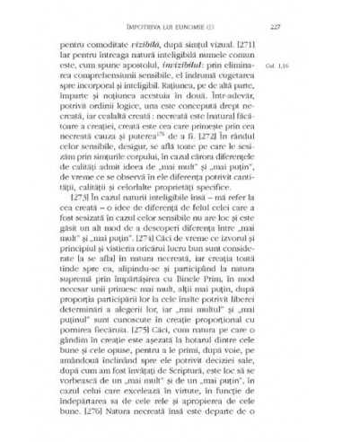 Împotriva lui Eunomie. Vol. I Împotriva lui Eunomie. Vol. I