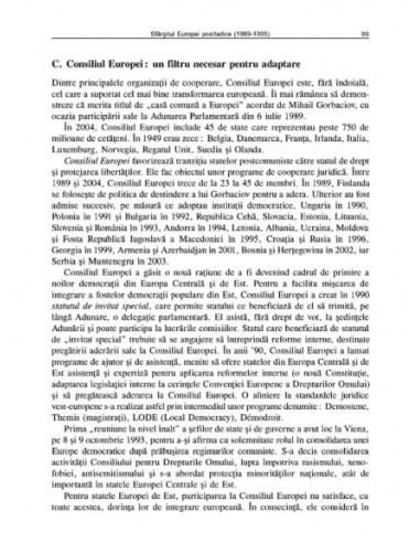 Curs de instituţii europene