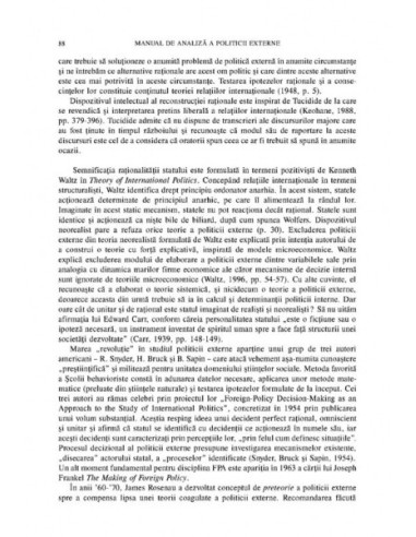 Manual de analiză a politicii externe