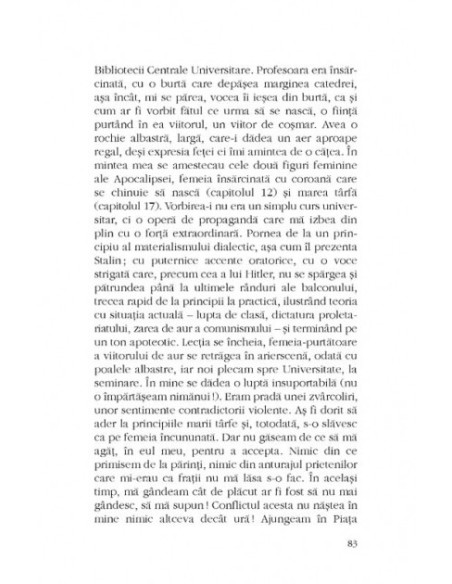 Amor intellectualis. Romanul unei educaţii