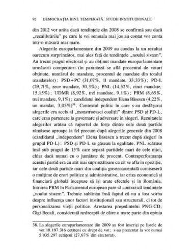 Democrația bine temperată. Studii...