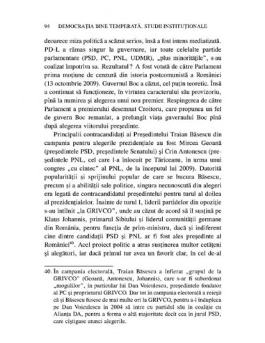 Democrația bine temperată. Studii...