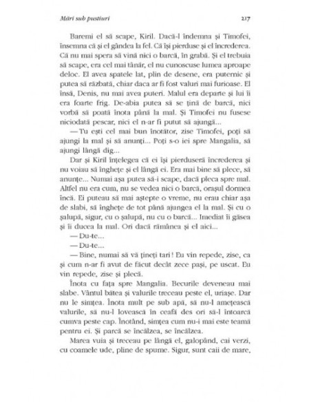 Opere I: Mări sub pustiuri